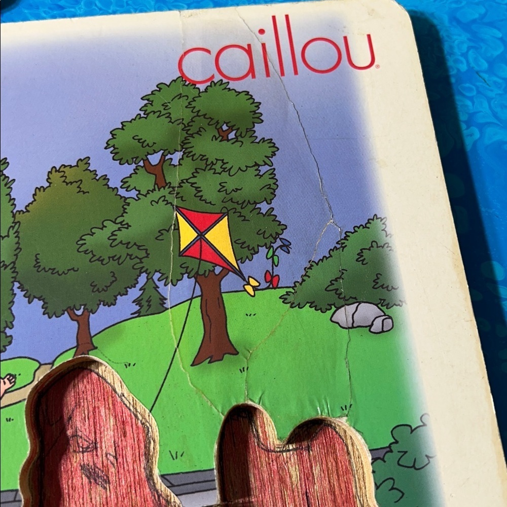🔥🔥Vintage Caillou Cinar 2002 Wooden Puzzle for Kids - Picture 4 of 7